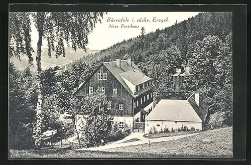 AK Bärenfels /Erzgeb., Altes Forsthaus