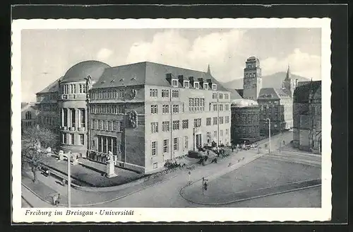 AK Freiburg i. Br., Blick zur Universität