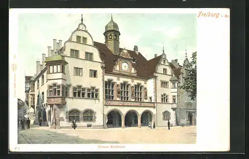 AK Freiburg i. Br., Neues Rathaus