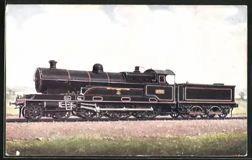 AK L. & N. W. R. Sir Gilbert Claughton No. 2222, englische Eisenbahn