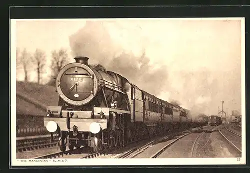 AK The Mancunian, englische Eisenbahn Nr. 6170