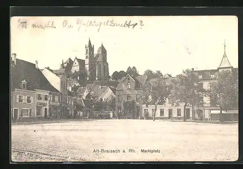 AK Breisach a. Rh., Marktplatz