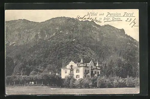 AK Bayr. Gmain, Hotel-Pension Forst