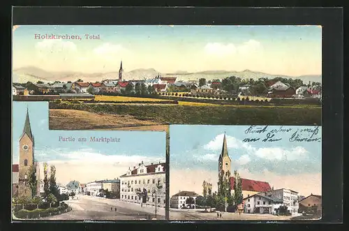 AK Holzkirchen / Obb., Marktplatz, Gesamtansicht