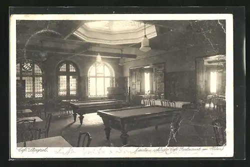 AK Landau / Pfalz, Café Stoepel, Innenansicht, Kronstrasse 49