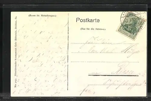 AK Lunzenau / Mulde, Stadtplatz