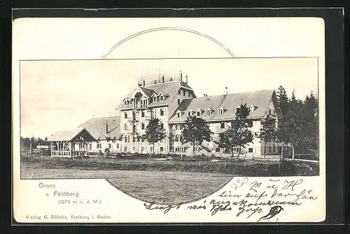 AK Feldberg, Blick auf Gebäude