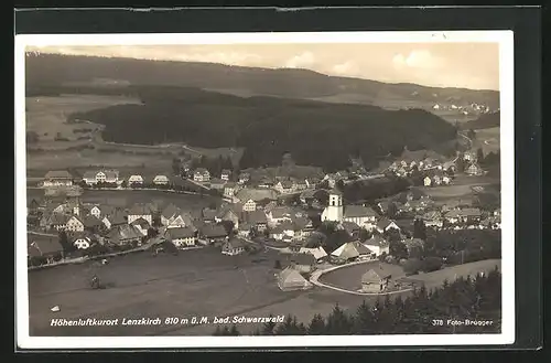 AK Lenzkirch / bad. Schwarzwald, Blick auf Höhenluftkurort