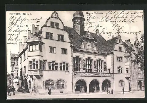 AK Freiburg i. B., Neues Rathaus