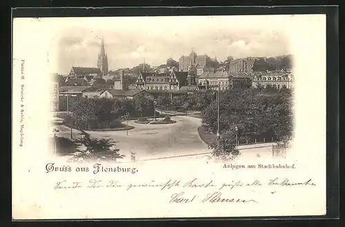 AK Flensburg, Anlagen am Stadtbahnhof