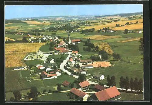 AK Sammarei, Ortsansicht mit Wallfahrtskirche, Fliegeraufnahme