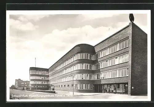 AK Schweinfurt, Verwaltungsgebäude Fichtel u. Sachs, Bauhaus