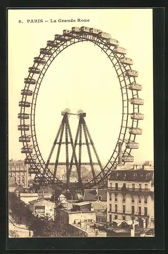 AK Paris, La Grande Roue de Paris