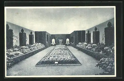 AK Dresden, Jubiläums-Gartenbau-Ausstellung 1926, Aus der ersten Blumenschau