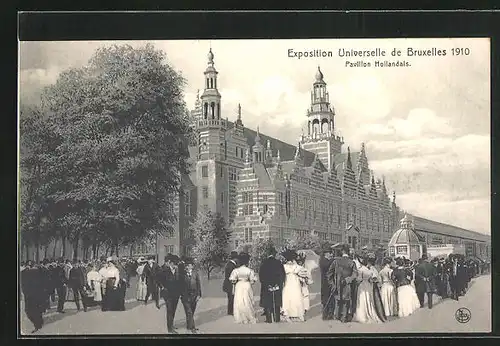 AK Bruxelles, Exposition Universelle 1910, Pavillon Hollandais