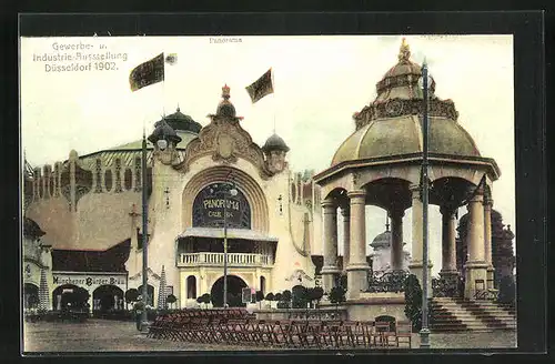 AK Düsseldorf, Industrie-Ausstellung 1902, Panorama