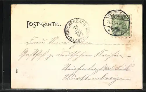 AK Düsseldorf, Internationale Kunst- u. Gartenbau-Ausstellung 1904, Industriehalle
