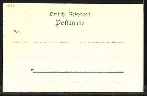 Lithographie Hamburg, Allgemeine Gartenbauausstellung 1897, Eingangstore b. Millerntor & Holstentor