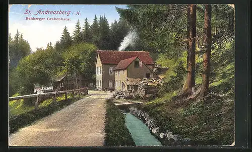 AK St. Andreasberg, Gasthof Rehberger Grabenhaus im Wald
