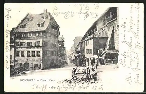 AK Nürnberg, Blick auf Dürer Haus