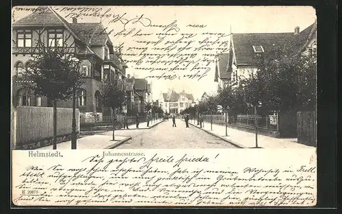 AK Helmstedt, Blick in die Johannesstrasse