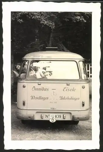 Fotografie Bus Mercedes Benz O 319 D, Omnibus - Reisebus der Fa. Omnibus-Eisele in Wendlingen & Unterboihingen