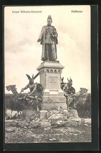 AK Holtenau, Kaiser Wilhelm-Denkmal