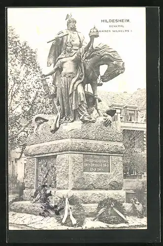 AK Hildesheim, Denkmal Kaiser Wilhelms I.