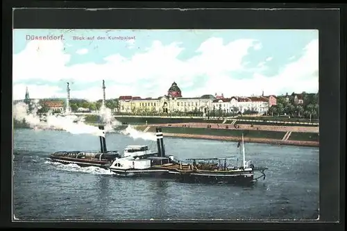 AK Düsseldorf, Blick auf den Kunstpalast