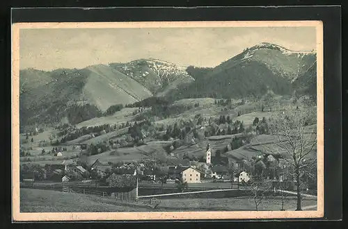 AK Kohlgrub, Ortsansicht mit Hörnle