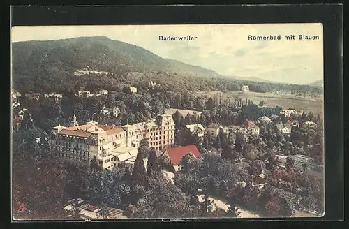 AK Badenweiler, Römerbad mit Blauen