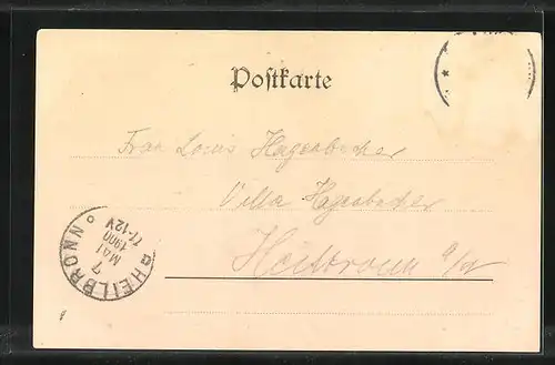 AK Berlin, Kunst-Ausstellung, Hauptgebäude der Veranstaltung mit Wappen