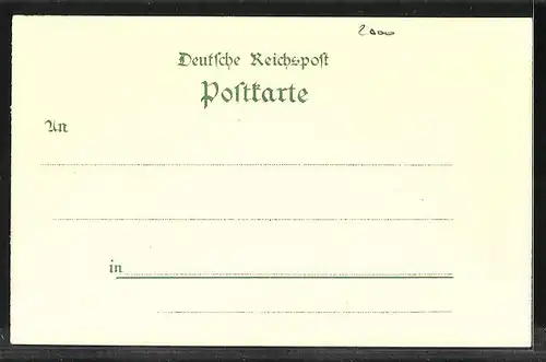 Lithographie Hamburg, Allgemeine Gartenbau Ausstellung 1897, Eingangstore b. Millerntor & b. Holstentor