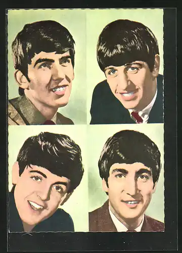 AK Musiker der Band The Beatles im Einzelbild