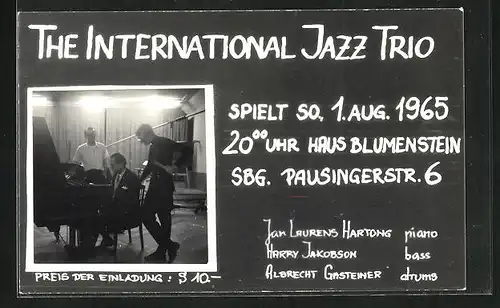 AK Musikergruppe The International Jazz Trio