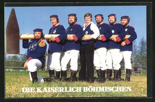 AK Musiker der Gruppe Die Kaiserlich Böhmischen
