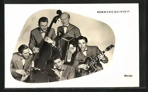 AK Musiker der Band Hemmann-Quintett