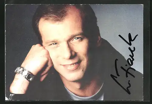 AK Musiker Wolfgang Fierek, Autograph