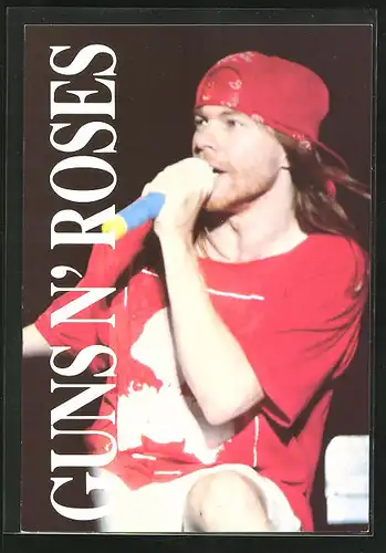 AK Musiker, Sänger Axl der Band Guns N` Roses