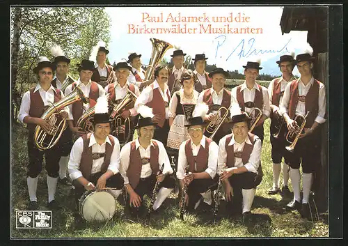 AK Musiker Paul Adamek und die Birkenwälder Musikanten