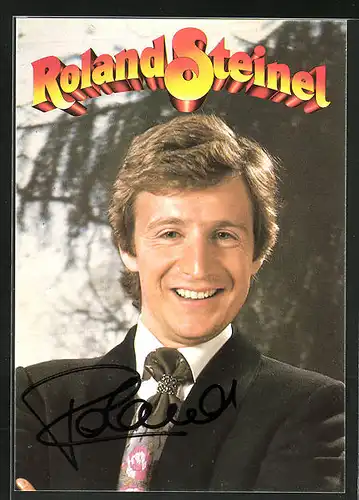 AK Musiker Roland Steinel, Autograph