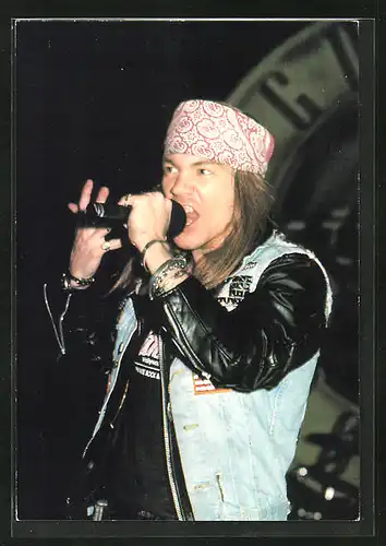 AK Musiker Axl Rose der Band Guns N` Roses