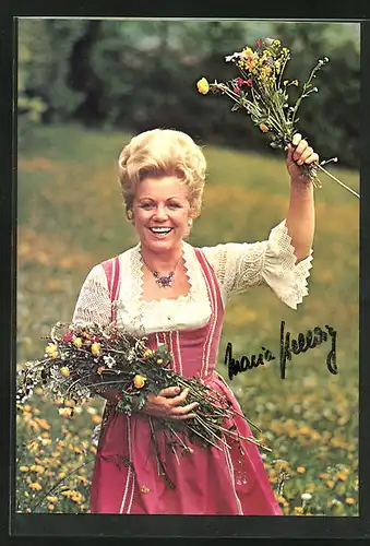 AK Musikerin Maria Hellwig, Autograph
