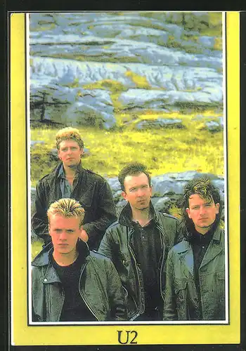 AK Musiker der Band U2
