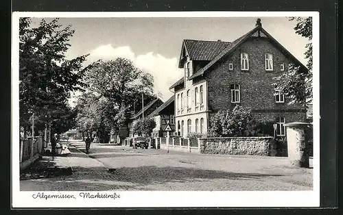 AK Algermissen, Marktstrasse mit Haus