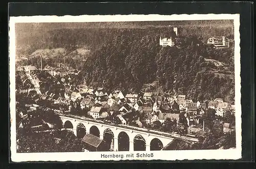 AK Hornberg, Ortsansicht mit Schloss