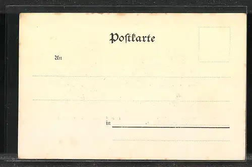 AK Partenkirchen, Ortsansicht mit Gebirge