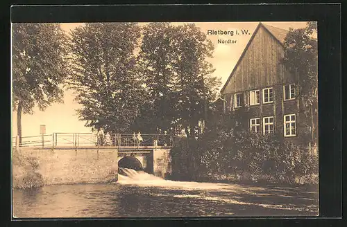 AK Rietberg i. W., Blick auf Nordtor