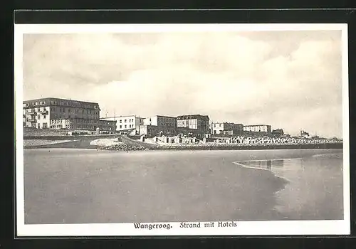 AK Wangeroog, Strand mit Hotels