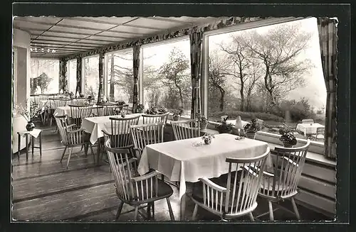 AK Schwarzenborn üb. Treysa, Restaurant im Bogler Haus